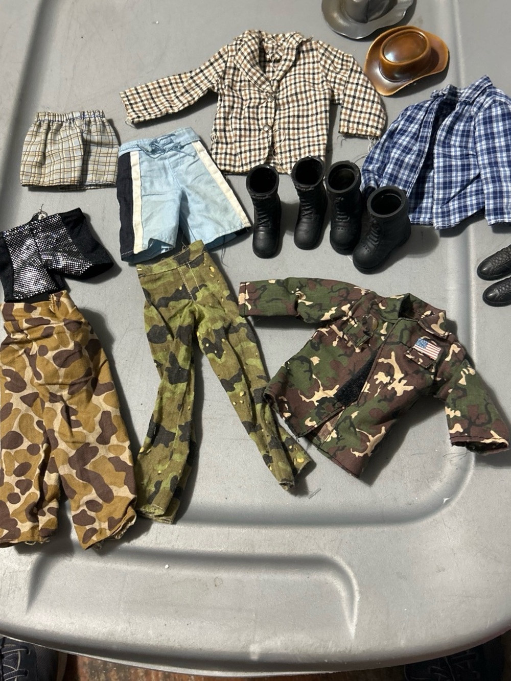 Kids Toy Military Camouflage Outfit Set - Green Camouflage